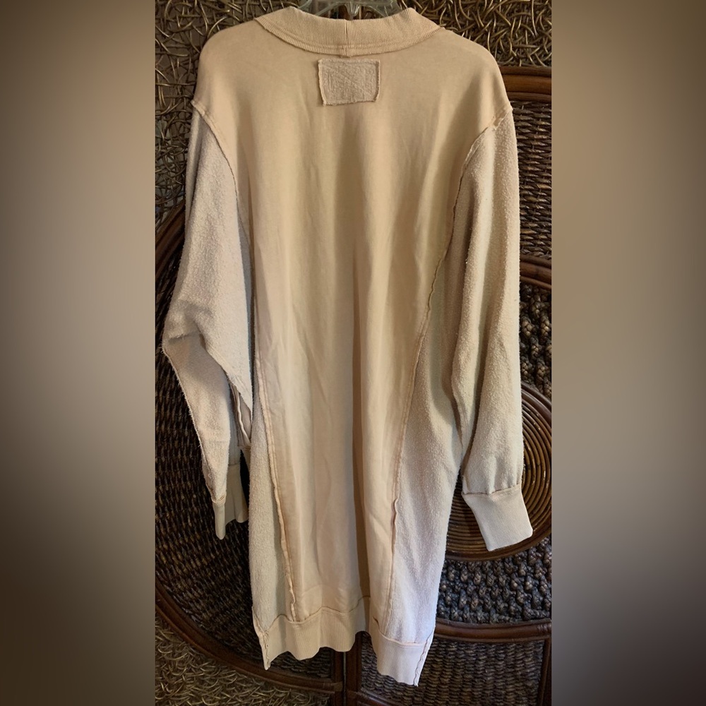 NWT Free People S We The Free Dreamy Blue Cardigan in Cuban Sand Tan New $148 - Picture 8 of 8